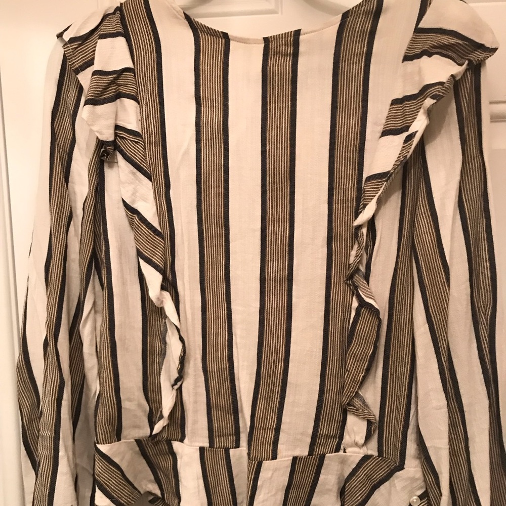 Anthropologie woven long sleeve shirt